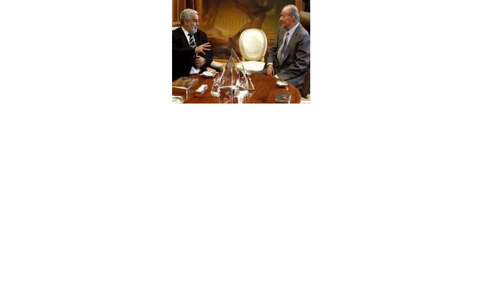 Abdelilah Benkirane bij Koning Juan Carlos I