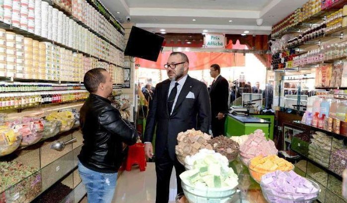 Historisch bezoek Koning Mohammed VI aan oude medina Marrakech (video)