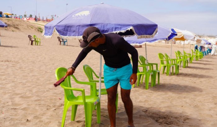 Gezin aangevallen om plekje op strand in Al Hoceima 