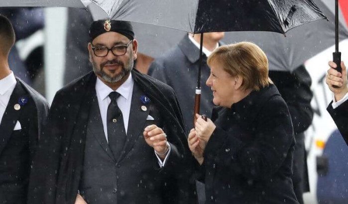 Ontmoeting Koning Mohammed VI en Angela Merkel deze week