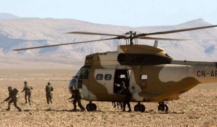 Helikopter Marokkaans leger stort neer in Errachidia