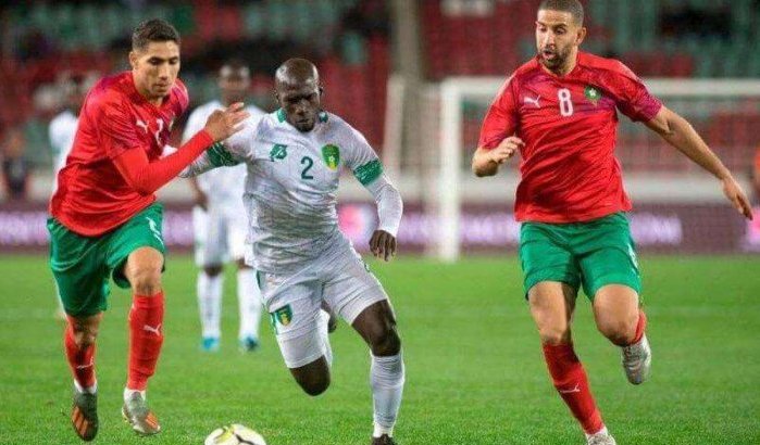 Marokko speelt gelijk tegen Mauritanië