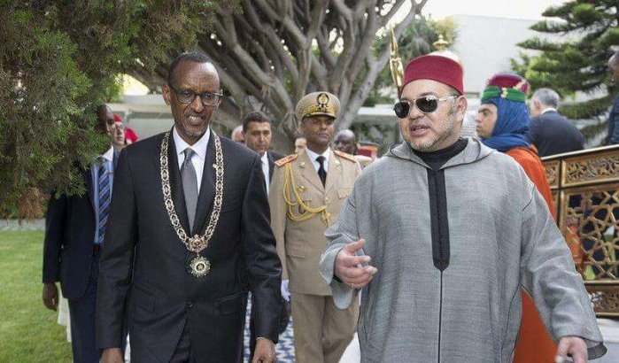 Mohammed VI en Paul Kagame spreken over Afrikaanse Unie