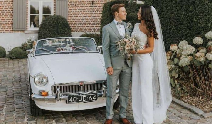 Oumi Rayane en Remco Evenepoel getrouwd
