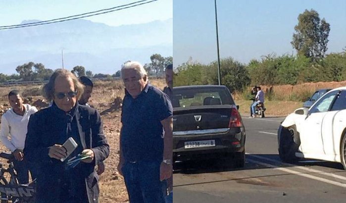 Dominique Strauss-Kahn slachtoffer verkeersongeval in Marokko