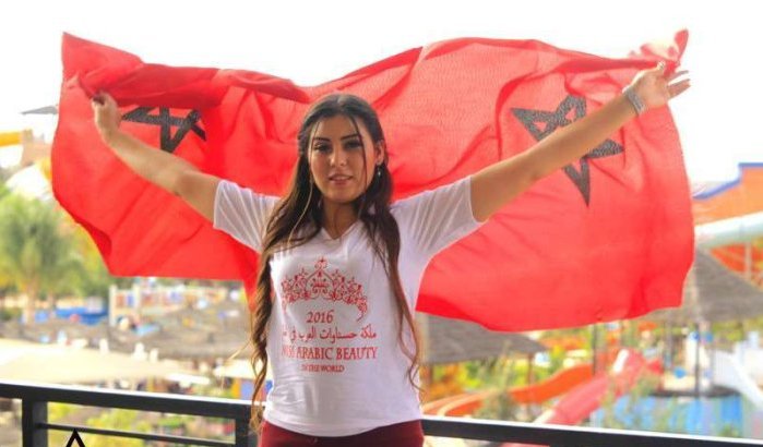 Marokkaanse Najlae El Amrani is Miss Arabic Beauty 2016 (foto's) 