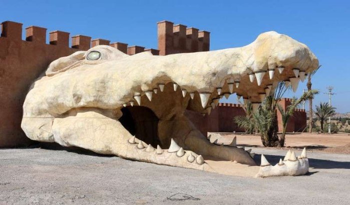 Rondleiding in het nieuwe krokodillenpark van Agadir