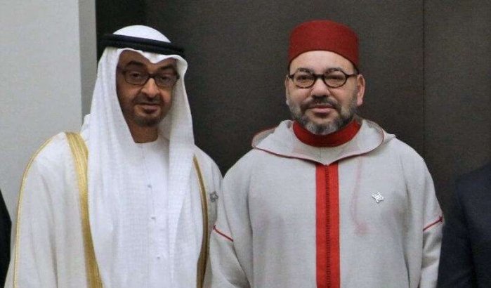 Kroonprins Abu Dhabi informeert naar Koning Mohammed VI