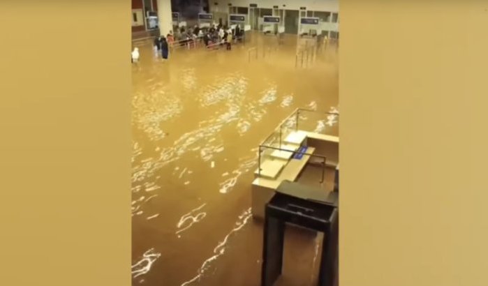 Luchthaven Oujda bleef draaien ondanks overstromingen