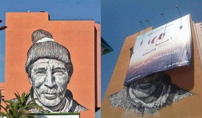 Umnia Bank onder vuur vanwege publiciteit op prachtige muurschildering in Marrakech