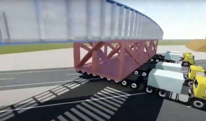 Snelwegbedrijf Marokko innoveert bij bouw brug (video)