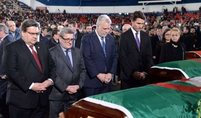 Duizenden tonen laatste eer aan slachtoffers aanslag moskee in Quebec