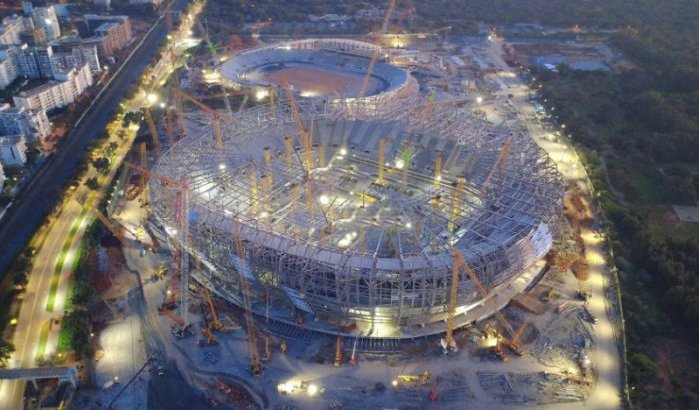 Marokko komt met hypermodern stadion in Guinness-recordtijd 