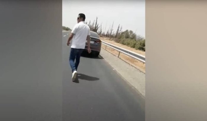 Marokko: gewelddadige hoofdinspecteur gefilmd tijdens verkeersruzie (video)