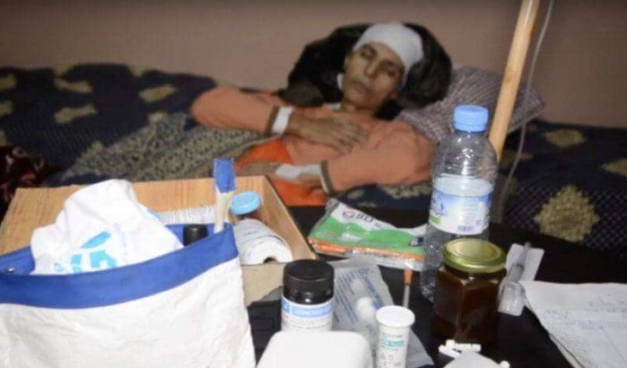 Noodkreet Marokkaanse vrouw met kanker (video)