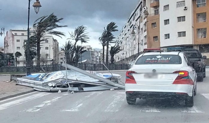 Veel schade in Tetouan door noodweer (foto's)
