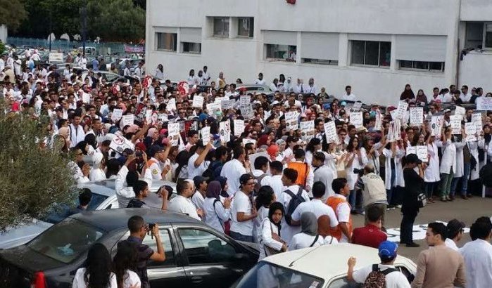 Conflict tussen regering en medische studenten in Marokko (video)