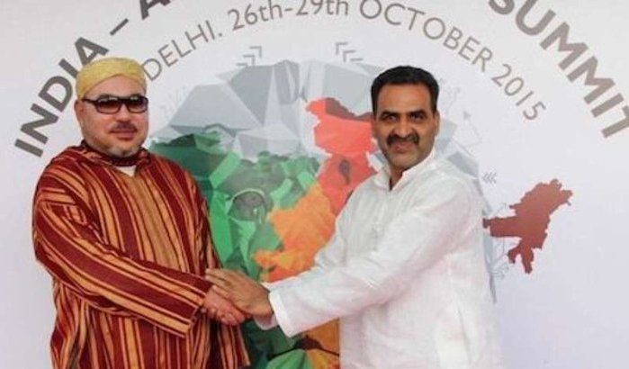 Waar verblijft Koning Mohammed VI in India? (foto's)