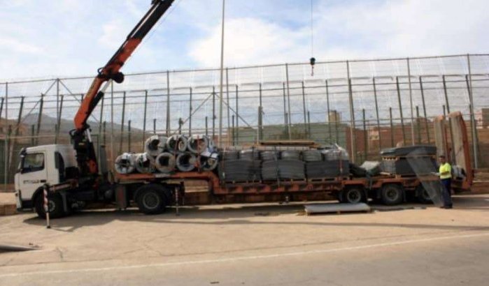 Nieuw bewakingssysteem aan grens Melilla met Marokko