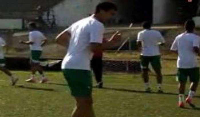 Atlas Leeuwen trainen vóór Marokko-Mozambique