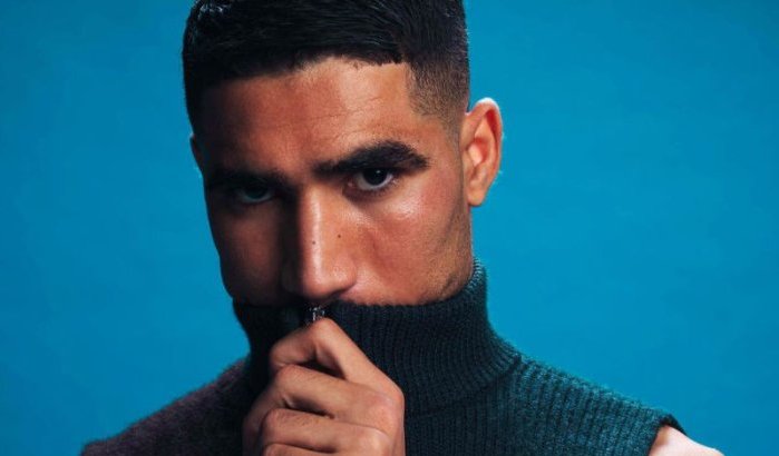 Achraf Hakimi schittert in modeblad (foto's)