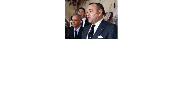 Mohammed VI in café Argana te Marrakesh