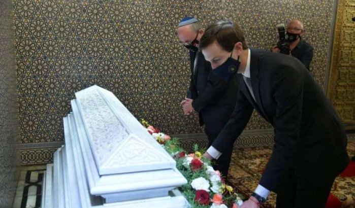 Amerikaanse-Israëlische delegatie bezoekt Mohammed V mausoleum (video)