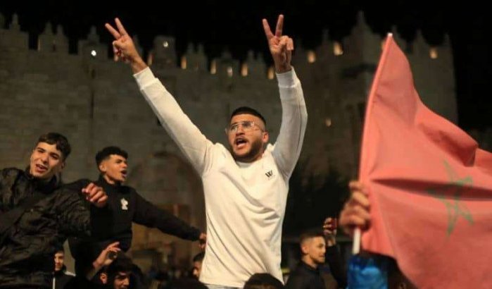 Israël onderdrukt viering kwalificatie Marokko door Palestijnen (video)