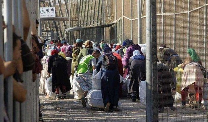 Grensovergang Sebta gesloten in augustus