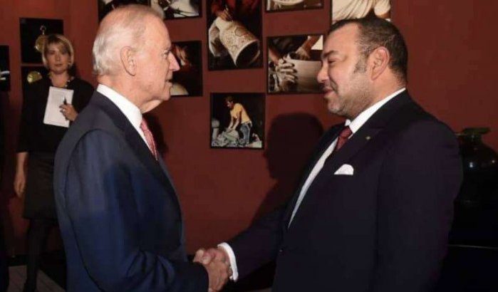 Koning Mohammed VI spreekt Joe Biden aan over tornado's