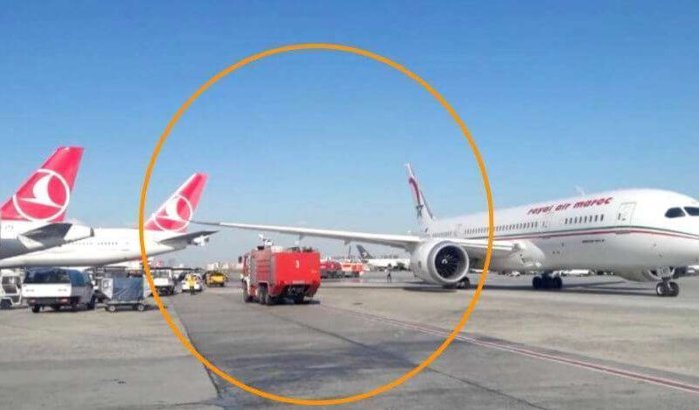 Vliegtuig Royal Air Maroc botst tegen toestel Turkish Airlines (video)