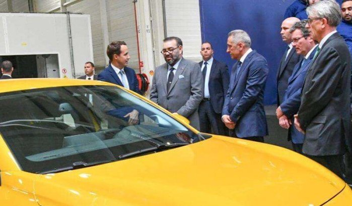 Marokko: Koning Mohammed VI huldigt nieuwe fabriek Peugeot in