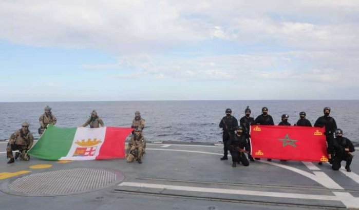 Gezamenlijke marine-oefeningen Marokko-Italië