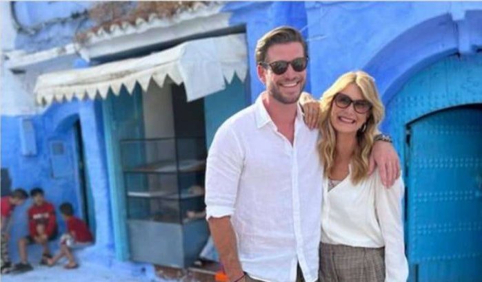 Laura Dern en Liam Hemsworth rusten uit in Chefchaouen