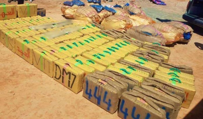 Sahara: 6 ton drugs in beslag genomen bij veiligheidsmuur