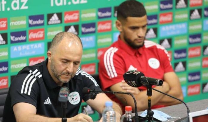 Djamel Belmadi spreekt over wedstrijd van Algerije in Marokko