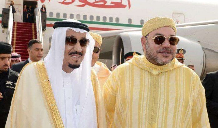 Koning Mohammed VI krijgt bericht van Koning Salman