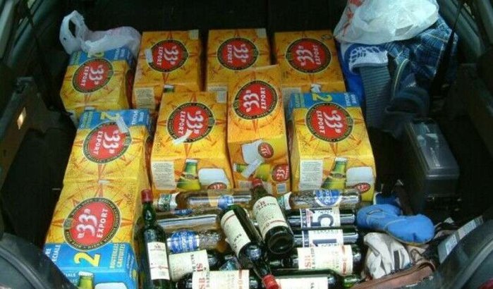Raadslid Marokko betrapt met 500 flessen alcohol