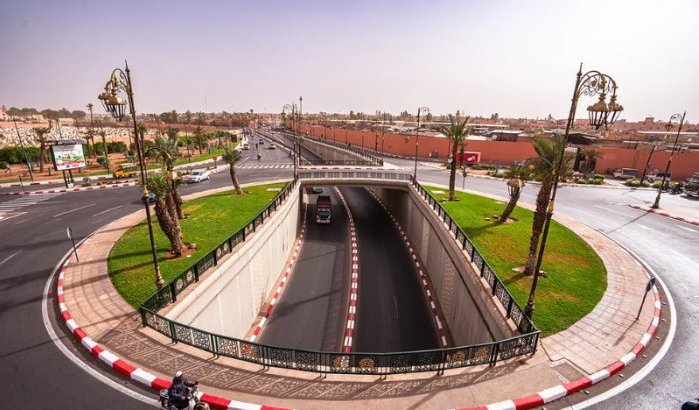 Marrakech krijgt stadstunnels tegen verkeersdrukte