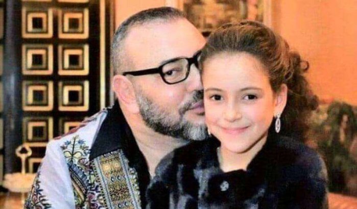 Foto: Koning Mohammed VI en prinses Lalla Khadija