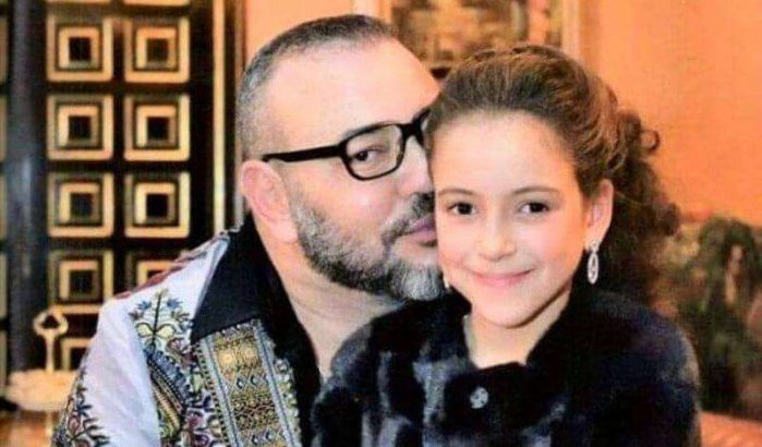 Foto: Koning Mohammed VI en prinses Lalla Khadija