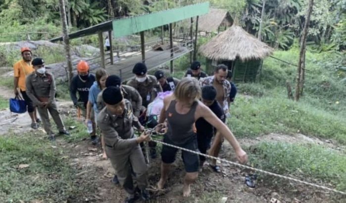 Marokkaan getuige van bijna dodelijke val vriend in Thailand