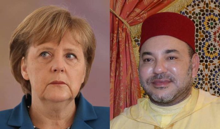 Mohammed VI belt met Angela Merkel over Marokkaanse vluchtelingen