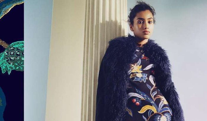 Imaan Hammam gezicht nieuwe collectie Maje (foto's)