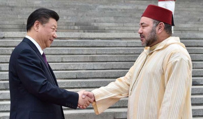 Foto's: Koning Mohammed VI in China