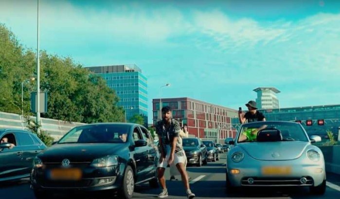 Rapper Salim brengt A10 tot stilstand voor opname videoclip (video)