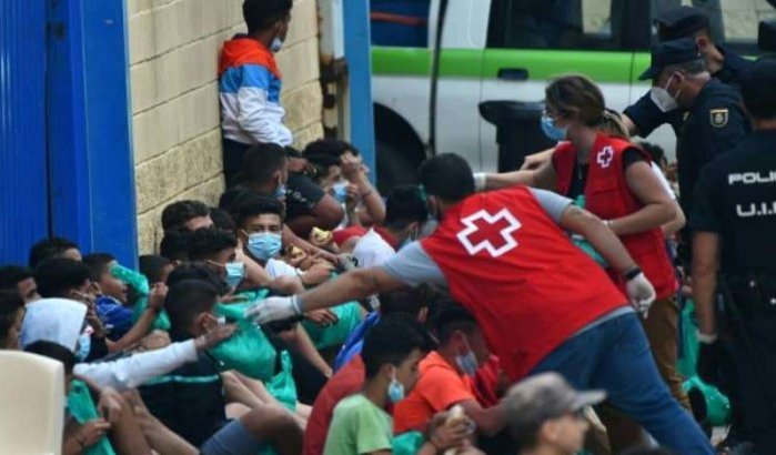 Sebta: negen coronabesmettingen onder Marokkaanse migranten