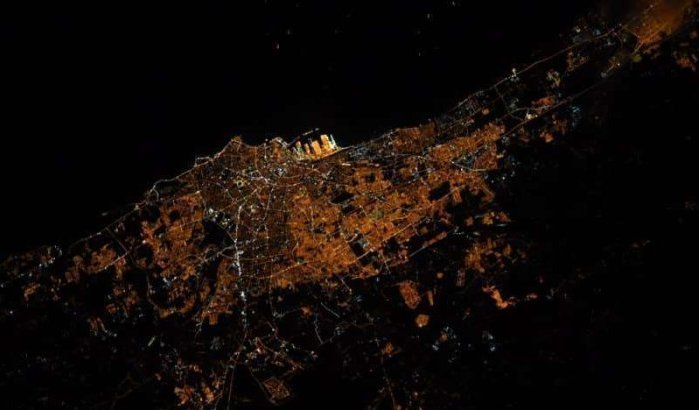 Franse astronaut deelt ruimtefoto van Casablanca