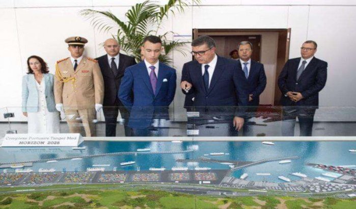 Prins Moulay Hassan huldigt haven Tanger Med II in (video)
