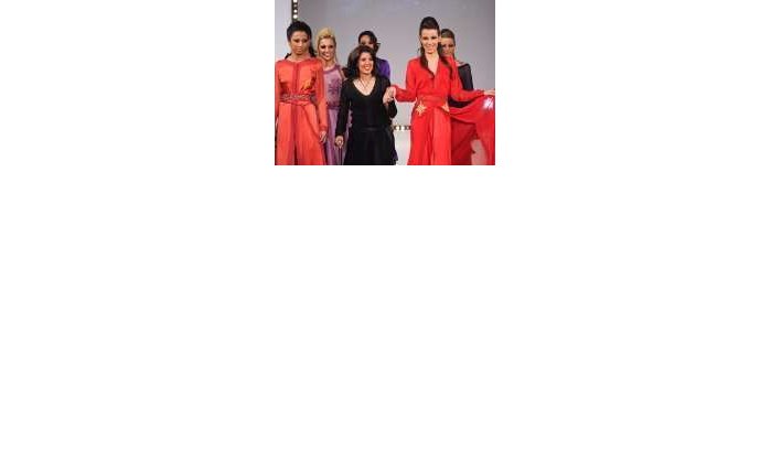 Najat Essaoudi op Fashion Days Marokko 2012
